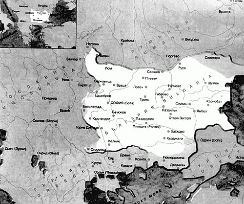 Карта «Границы Болгарии по Нейискому договору 1919 года»