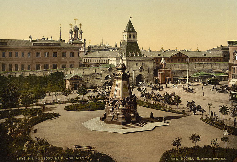 Часовня-памятник героям Плевны. `Москва, конец XIX - начало XX века